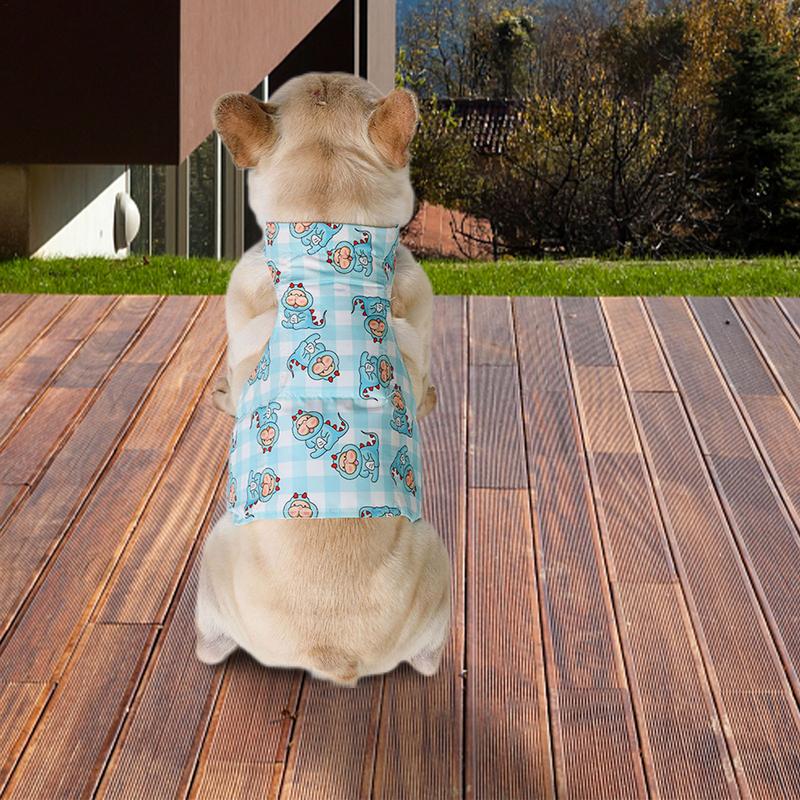 Pet Cooling Shirt Cooling Vest For Dogs Cooling Shirt For Dog Anti-Heatstroke Vest Dog Cool Clothes Breathable Wrap Accessories