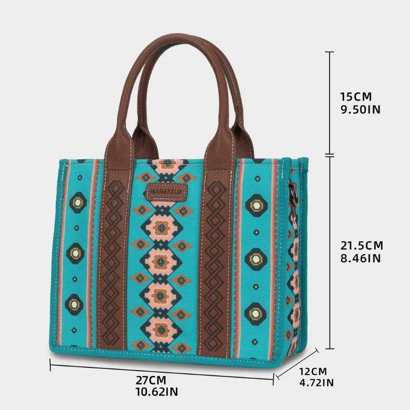 CMM Bohemia Ethnic Style Women's Canvas Bag Large Capacity Casual Printed Zipper Tote Bag Female Commuter Handbag Bolsa Feminina 240911