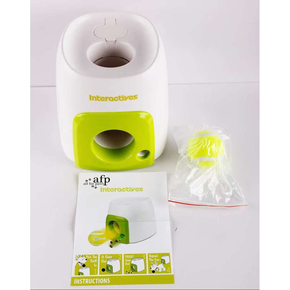 YARD Throw Device Emission With Interactive Fetch Ball Tennis Launcher Throwi