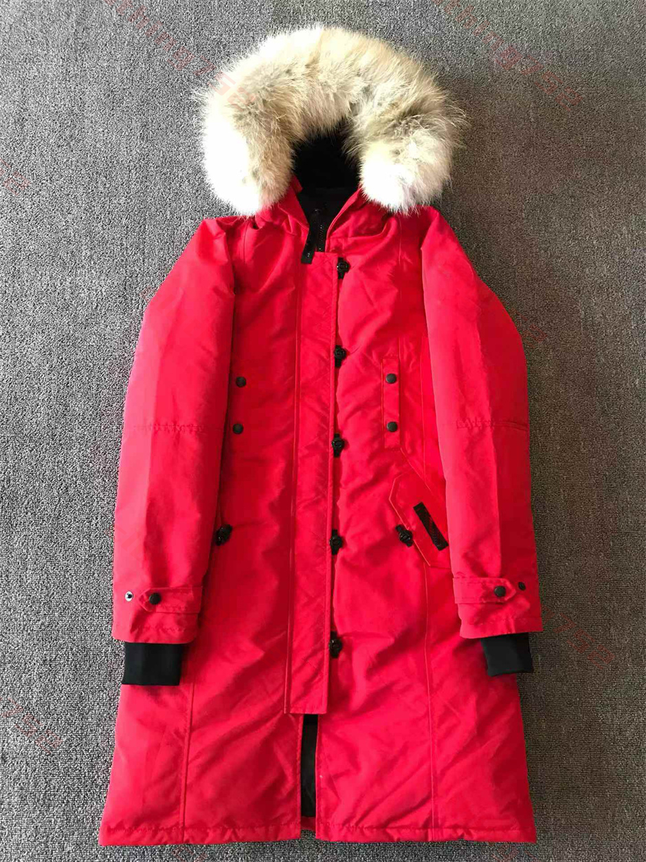 coats designer women coat puffer jacket women high-end brand Long above-the-knee hooded jacket for winter warmth and windbreak Long zipper fur hooded 