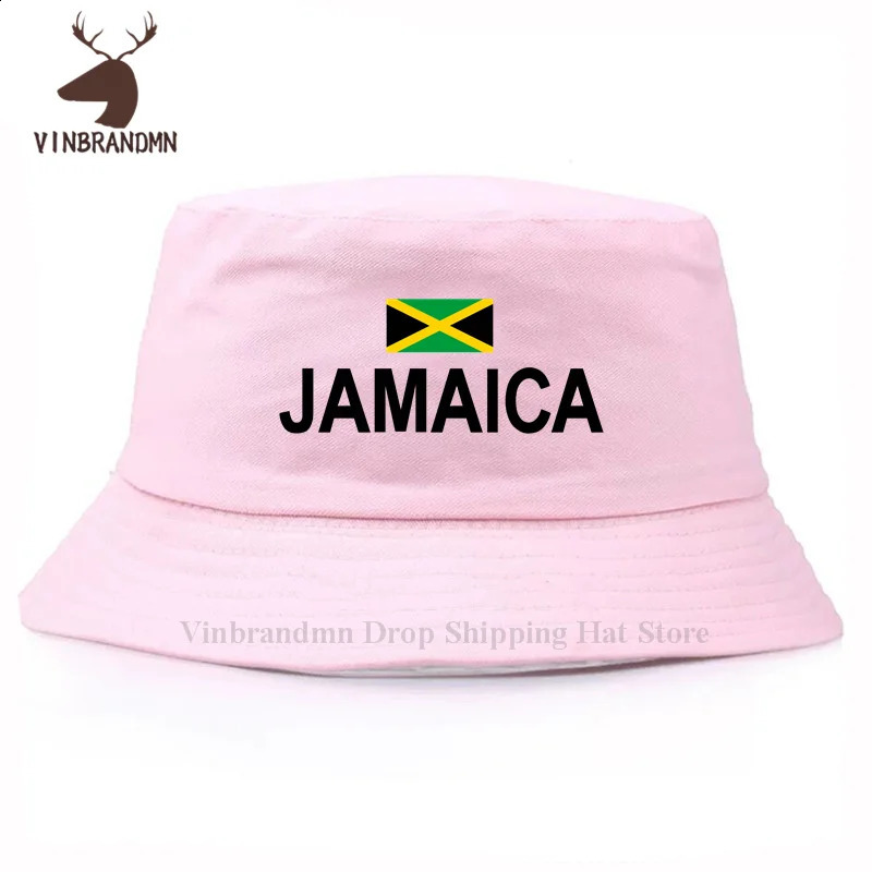 fashion Jamaica bucket hats nation footballer sporting country flag fishing hats JAM Jamaican hip hop baseball caps 240909