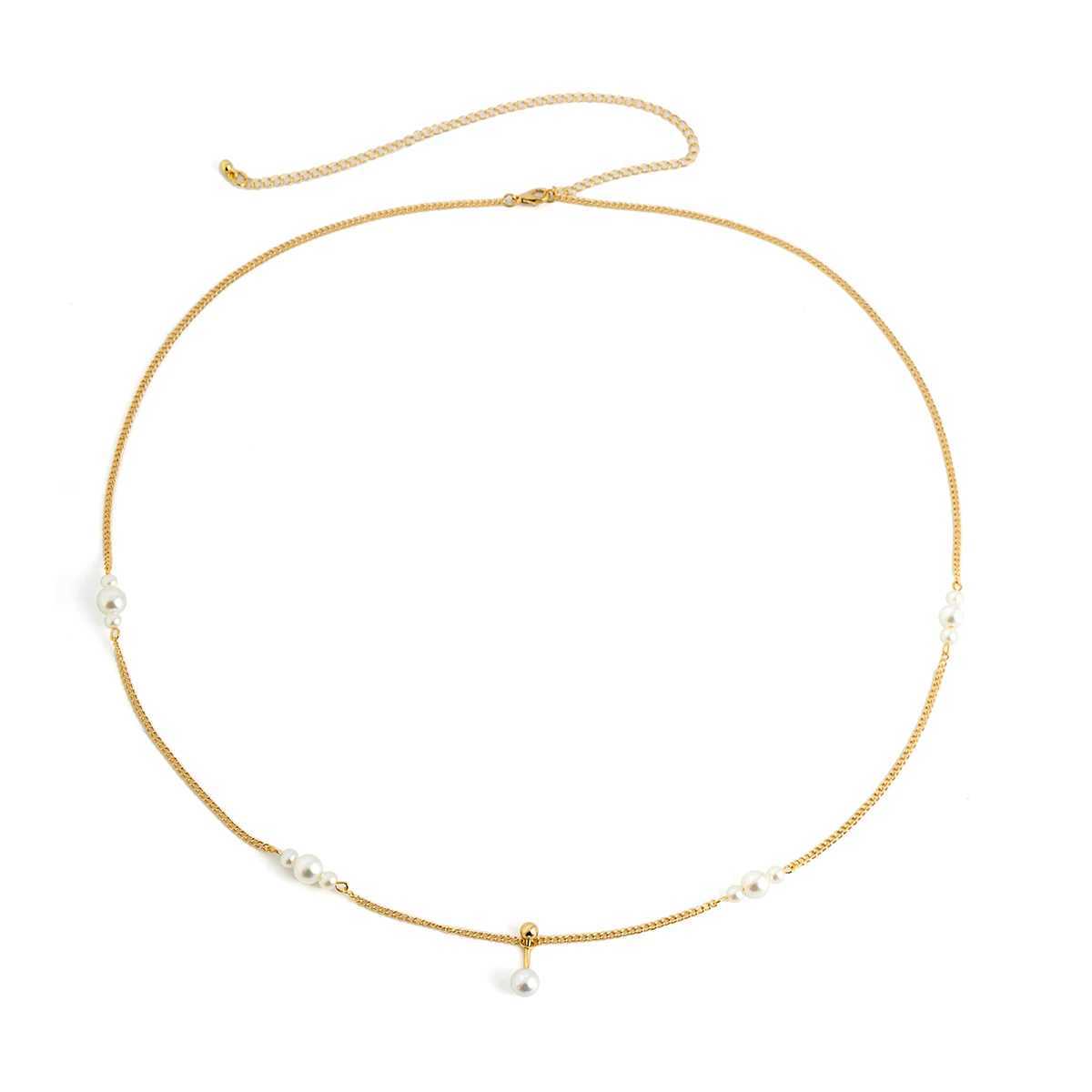 Ingemark Simple Vintage Waist Beads Tassel Chain Women Summer Bikini Boho Piercing Navel Nail Body Jewelry Festival AccessoriesX2409