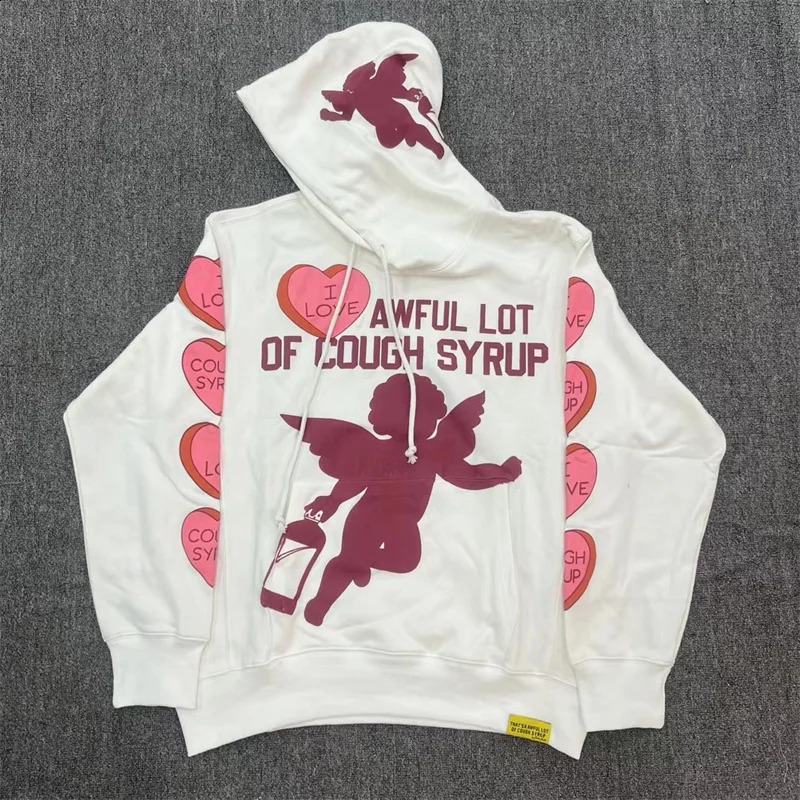 The trend for in Europe and the United States is a scary sofa syrup sports and casual hoodie 240910