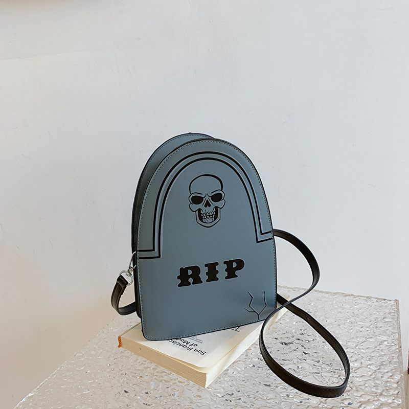 2025 Designer Women Fashion Halloween 3 Bag Gifts RIP Skull Pattern for Home Dec Outdoor Indoor Party Decoration