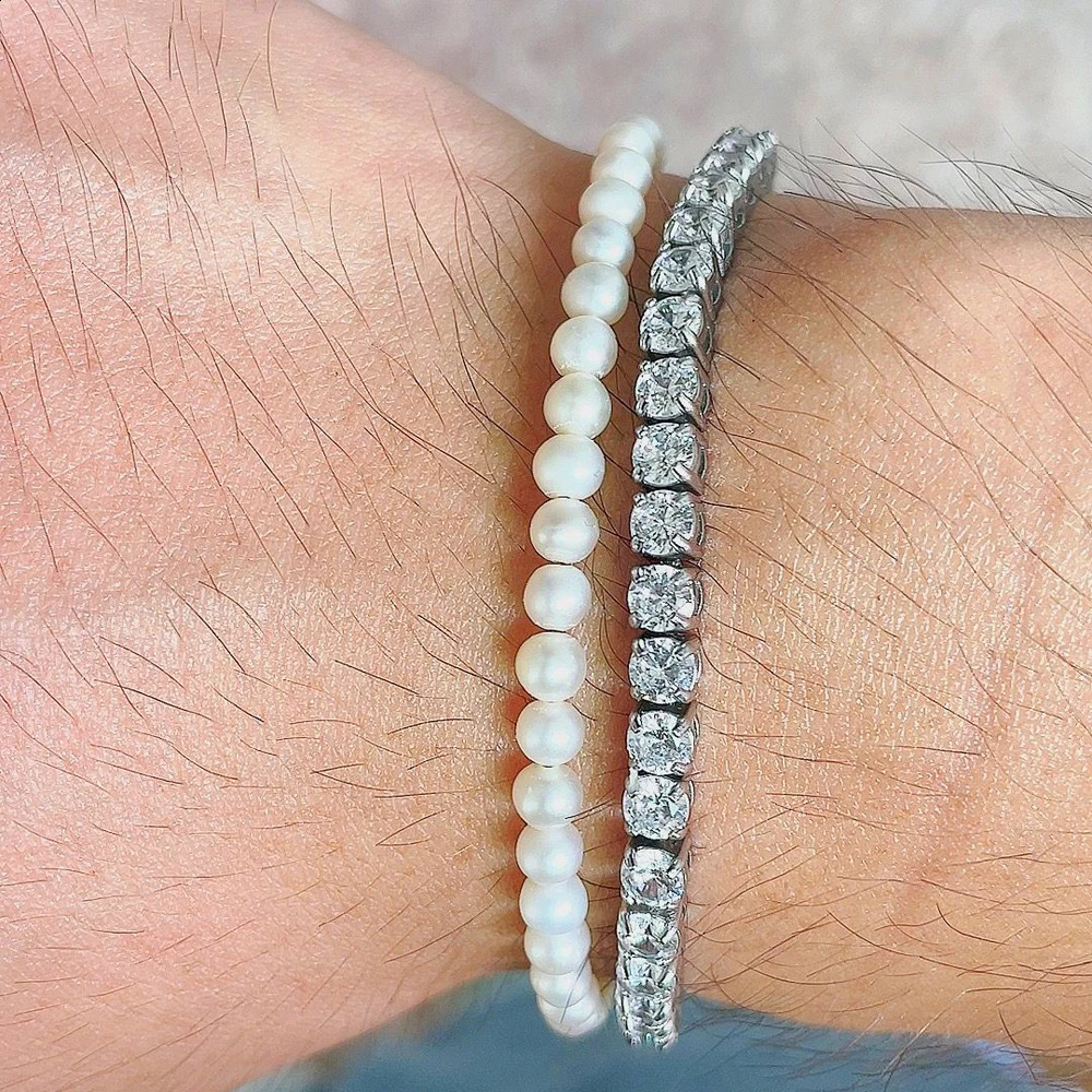 natural freshwater pearl bracelet suitable for men women handmade bracelets couple Pulseiras jewelry gifts 240910