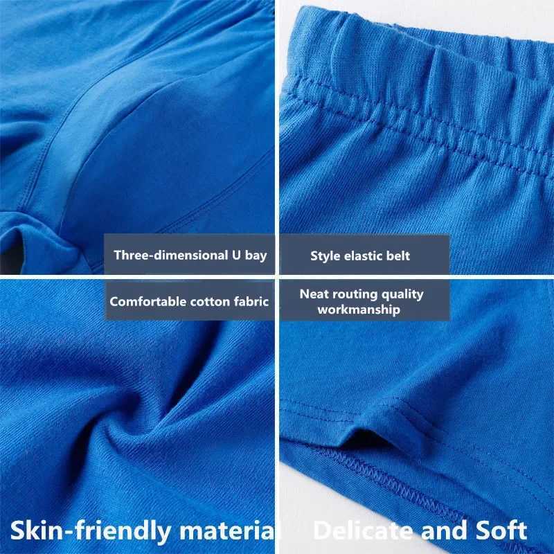 4pcs/lot 8xl 10xl Men Underpants Cotton Boxer Shorts Mens Sale Mens Family Panties Cheapest Boxers Man Bulk Pack PantysX240910
