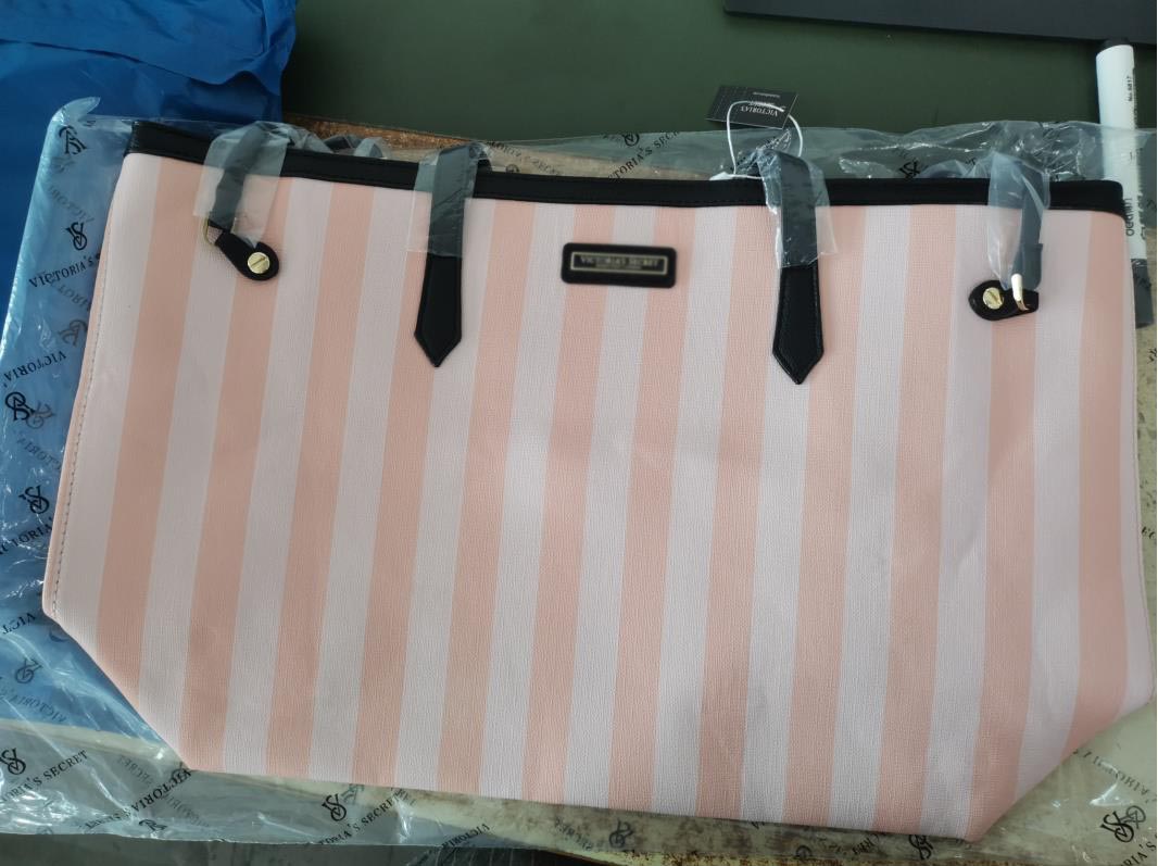 Shopping Bags Pink Signature Tote Bag Women Shoulder Hand