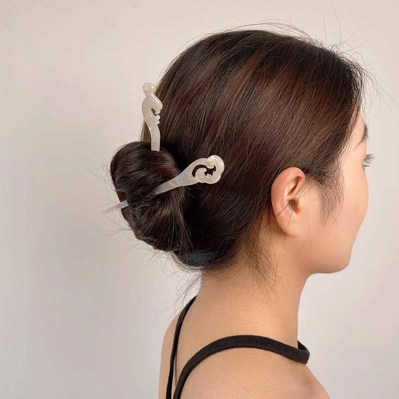 Fashion Acetate Resin Chopsticks Chinese Style Hair Sticks Women Hairpins Hair Clip Headwear Wedding Hair Jewelry AccessoriesX240911