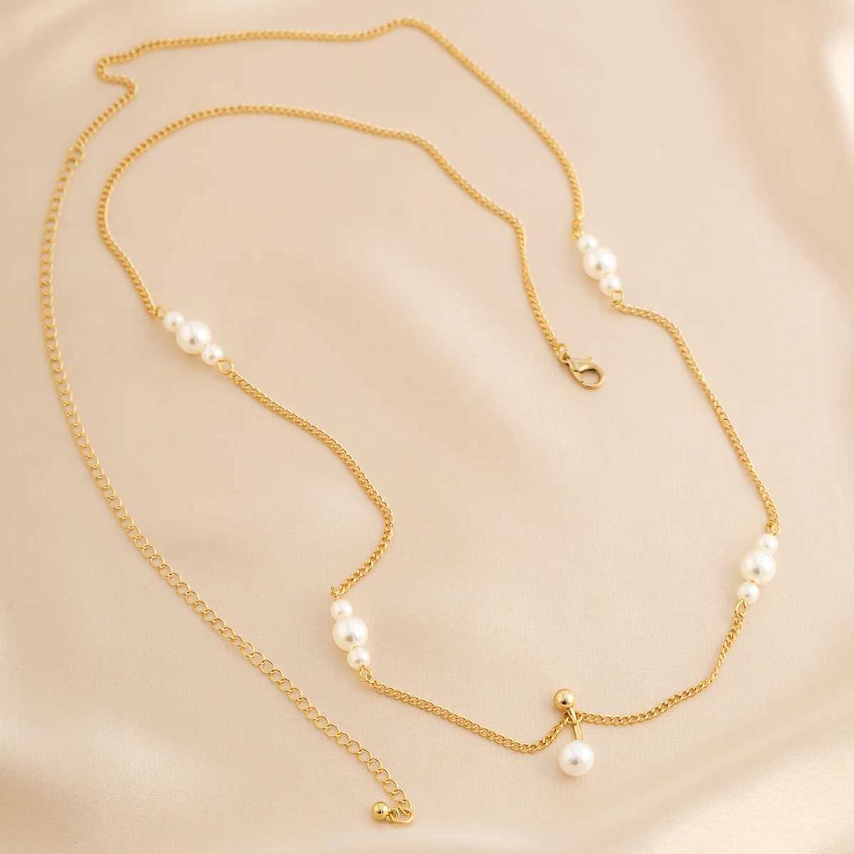 Ingemark Simple Vintage Waist Beads Tassel Chain Women Summer Bikini Boho Piercing Navel Nail Body Jewelry Festival AccessoriesX2409