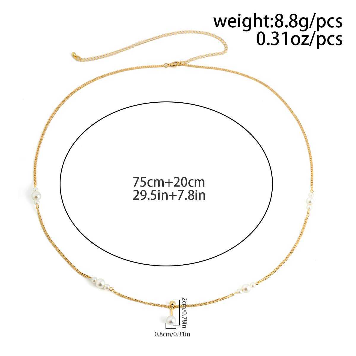 Ingemark Simple Vintage Waist Beads Tassel Chain Women Summer Bikini Boho Piercing Navel Nail Body Jewelry Festival AccessoriesX2409