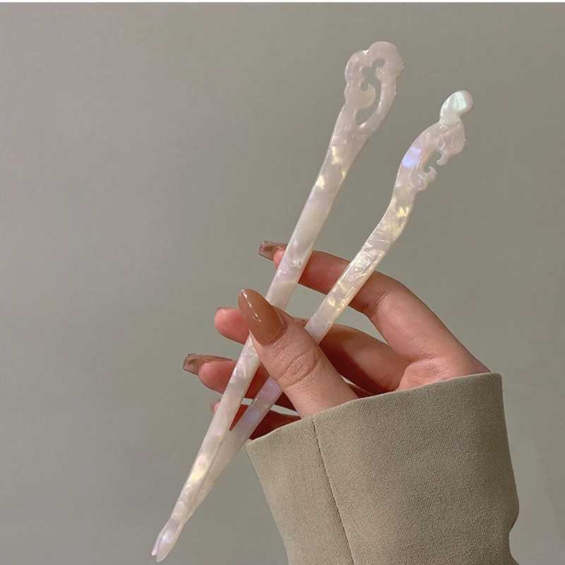 Fashion Acetate Resin Chopsticks Chinese Style Hair Sticks Women Hairpins Hair Clip Headwear Wedding Hair Jewelry AccessoriesX240911