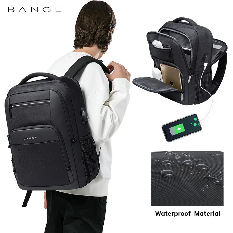 Bange Mens er Laptop Bag Mens Motorcycle Tactical Business Sports Backpack 241008