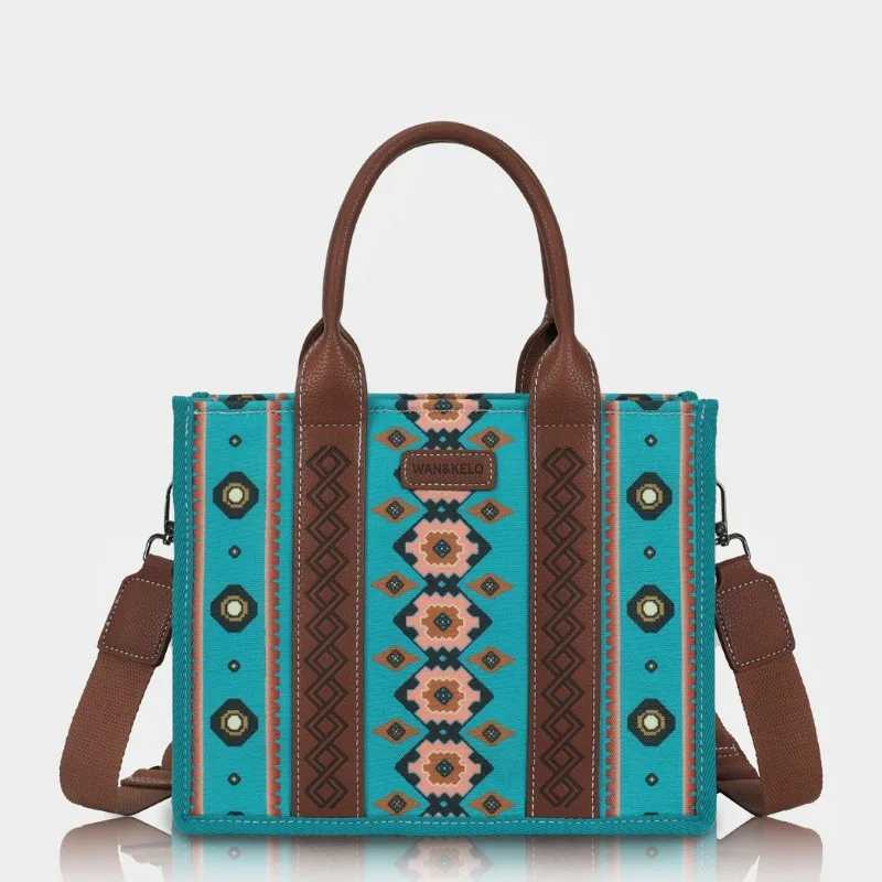 CMM Bohemia Ethnic Style Women's Canvas Bag Large Capacity Casual Printed Zipper Tote Bag Female Commuter Handbag Bolsa Feminina 240911