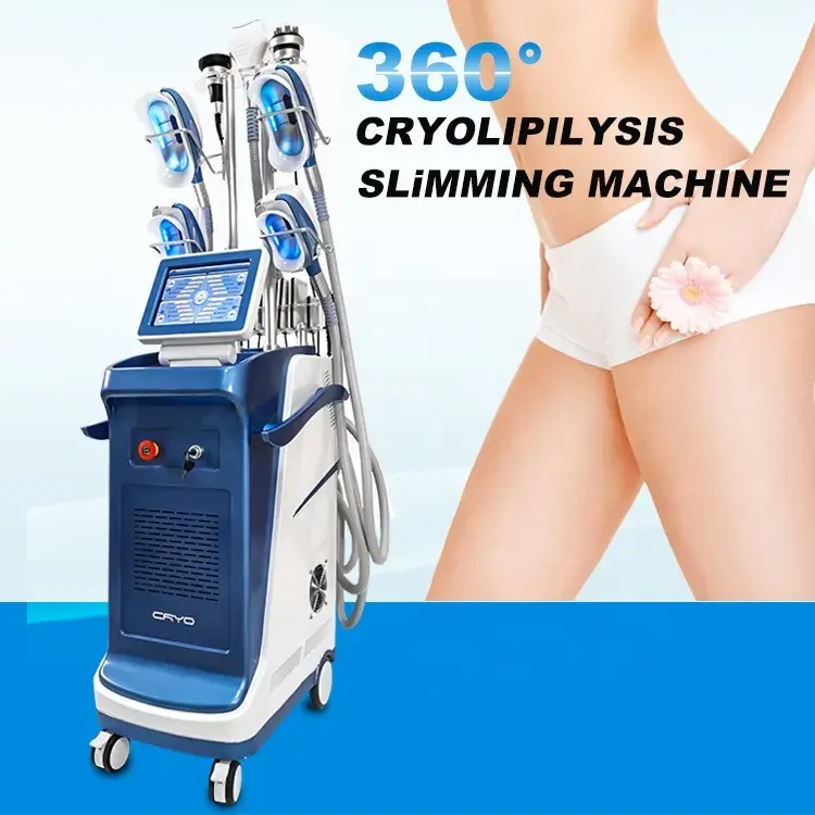 360 Degree Cryolipolysis 9 Handles Cryo Cryotherapy Fat Freezing Criolipolisis Machine cryolipolysis device price weight loss