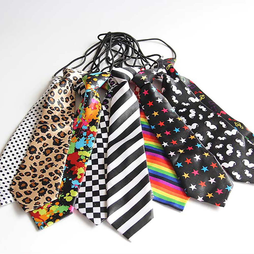 50/100PC Dog Tie Stripes Dot Solid Large Dog Neckties Elastic Dog Accessoress Big Dogs Supplies Dog Accessories For Large Dogs