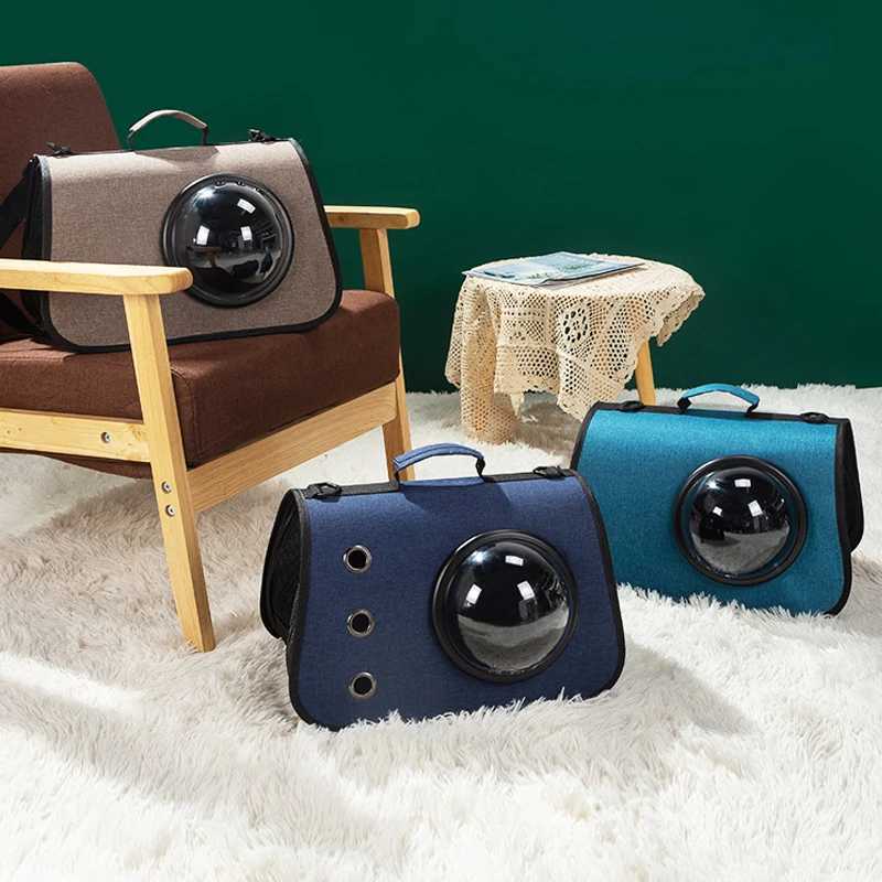 Cat Dog Bag Foldable Duffle Bag Cat Carrier Pet Carrier Foldable Duffel Bag Puppy Kitten Cage Travel Space CapsuleXJ240907