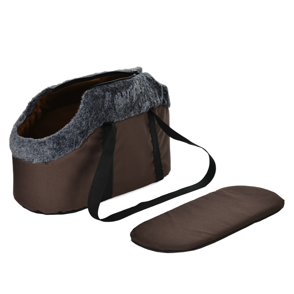 Pet Dog Carrier Bag Soft Sling Portable Puppy Fleece Backpack for Small Medium Dogs Cats Hiking Chihuahua French Teddy Supplies