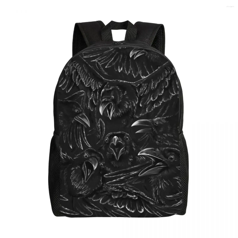 2025 NEW Backpack Bats In The Night Backpacks For Women Men Water Resistant School College Halloween Goth Occult Witch Bag Printing Bookbag zhanyishen