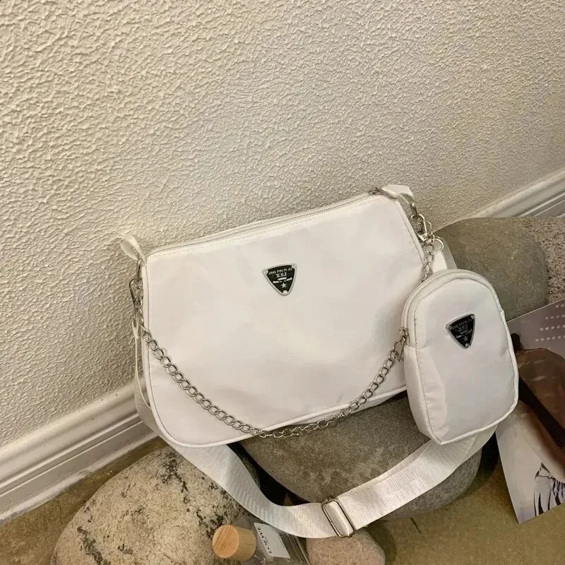 Nylon Crossbody Bag: Casual Portable Underarm Bag For Women, Students New Free Delivery Designer Bag