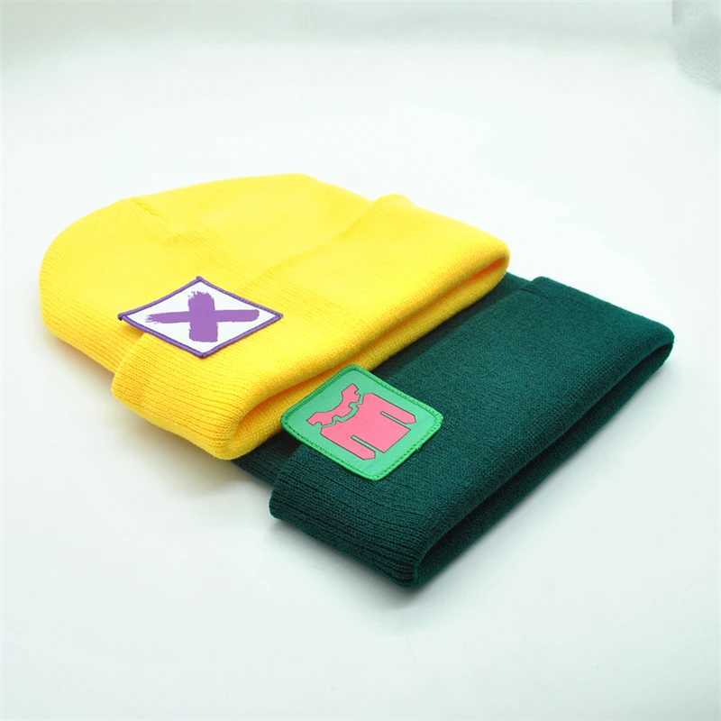 VALORANT Killjoy Role Playing Costume Knitted Winter Warm Yellow Green Bean Hip Hop Hat Neutral Props Accessories Gift