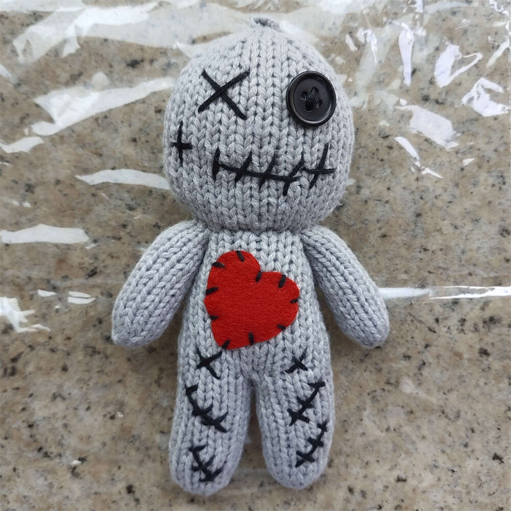 Voodoo Dolls Set With Creepy Revenge Voodoo Doll DIY Halloween Scray Ghost Holder Horror Funny Christmas Ornaments Toys Gift Edb