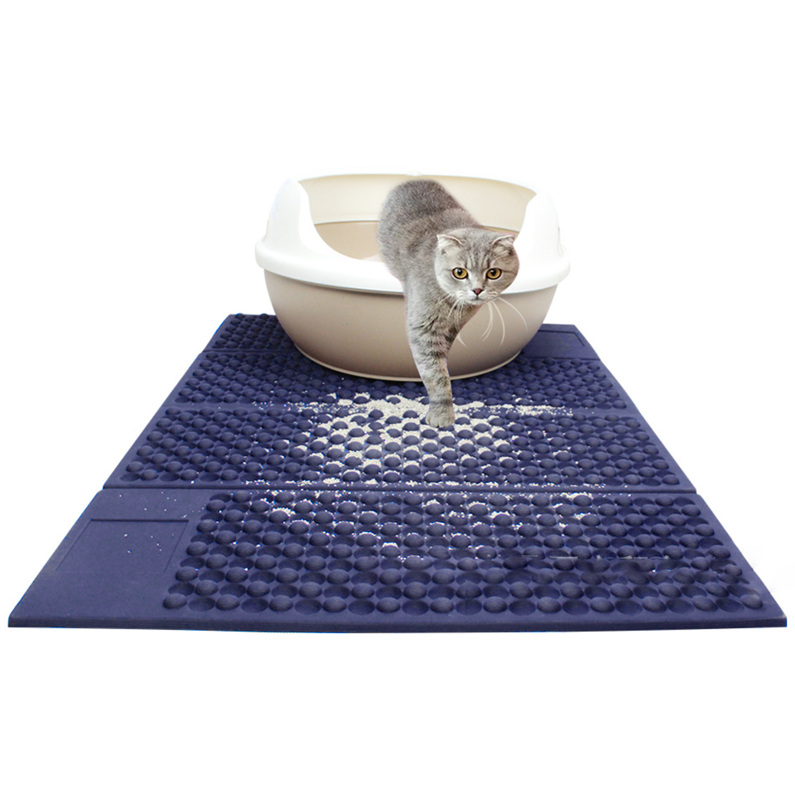 Foldable Cellular EVA Pet Dog Mat Washable Double Side Waterproof Pad Cat Litter Mat