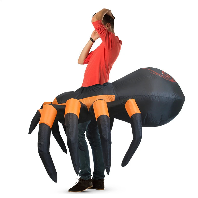 Spider Inflatable Costume for Adult Funny Air Blow Up Costumes Spider Costumes for Halloween Costume Parties 240911 - view 3