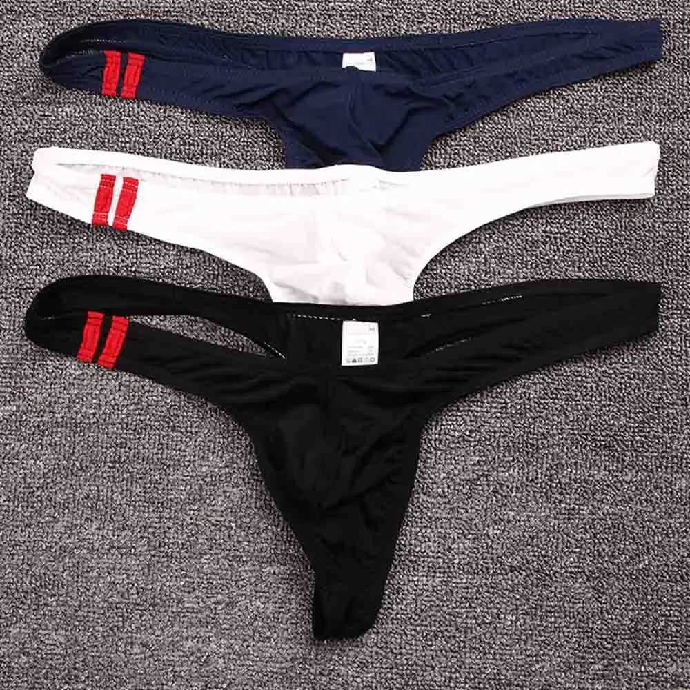 New Mens Underwear T-Back G-String Briefs Sexy Breathable Fashion Thong LingerieX240910