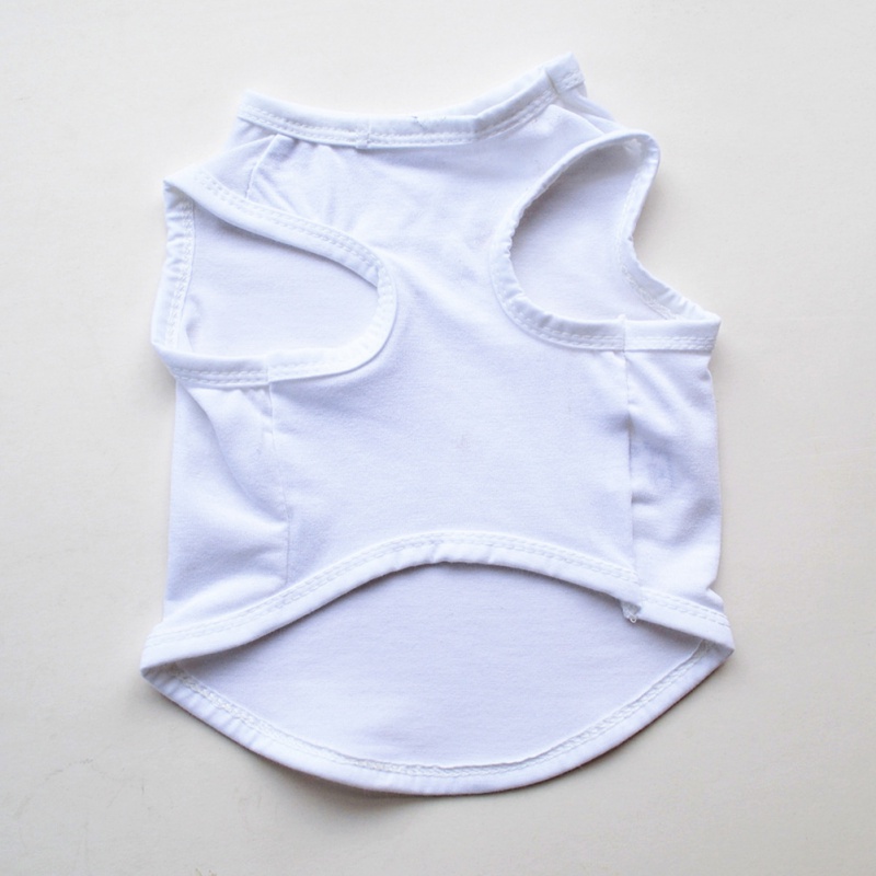 Dog Summer Shirt Dog Solid Color Shirts Sleeveless Stretchy Tank Top Vest T Shirts Dog Clothes for Small Dogs