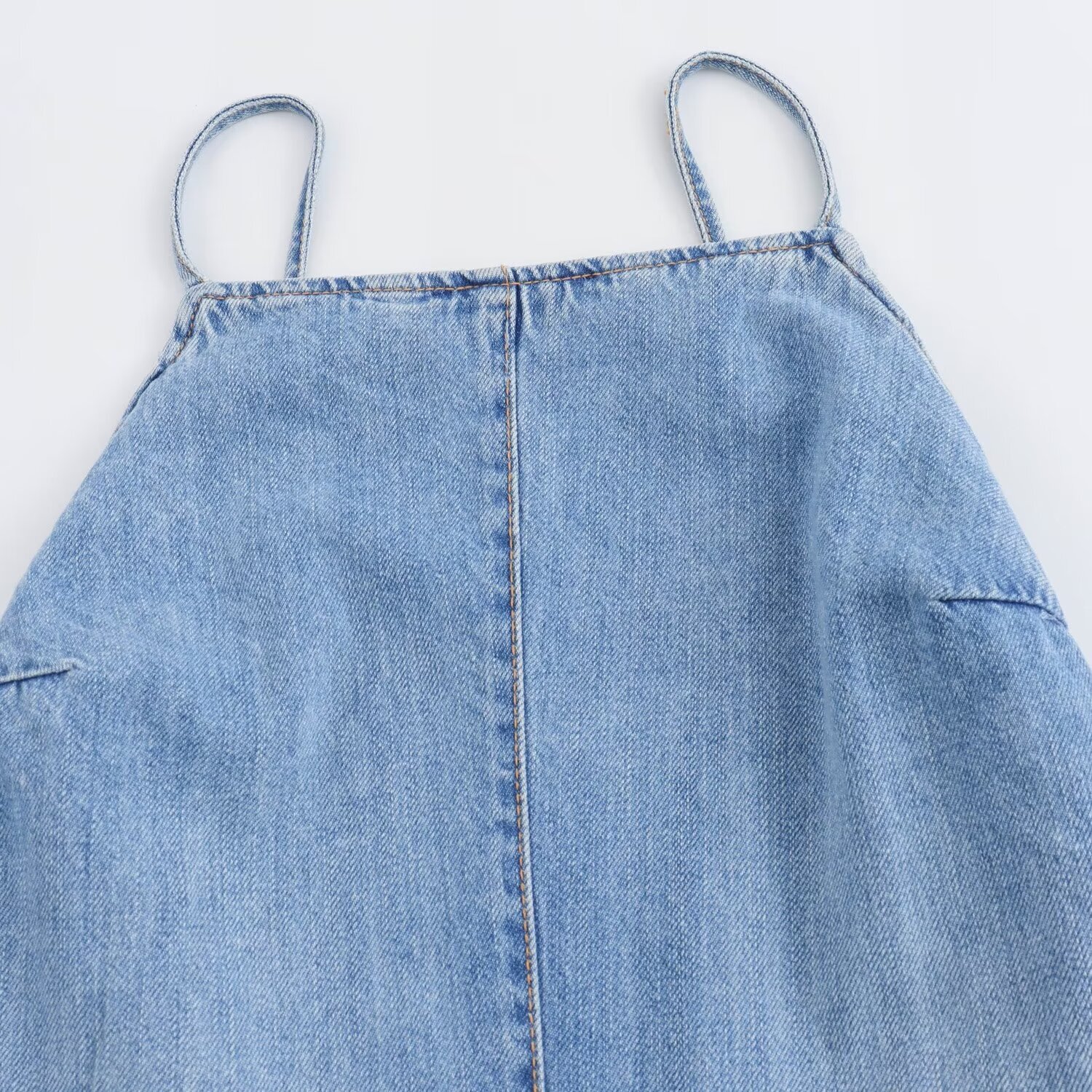 Summer New Product Womens Street Fashion Casual Cowboy Strap Jumpsuit