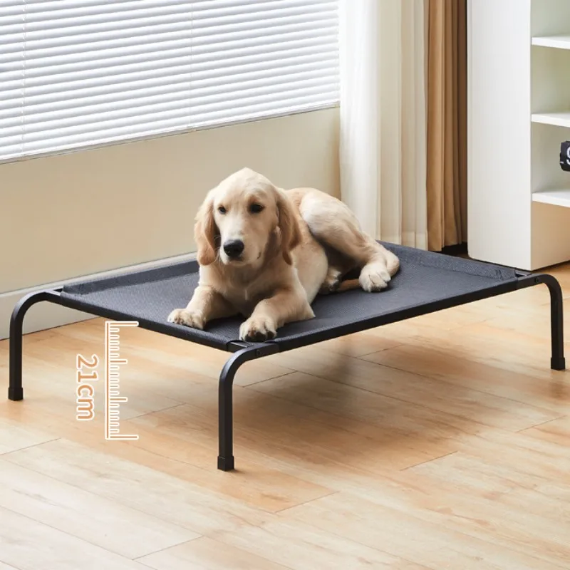 Breathable Bed Detachable Iron Frame Dog Beds for Large Dogs Camping House Washable Outdoor Pet Kennel