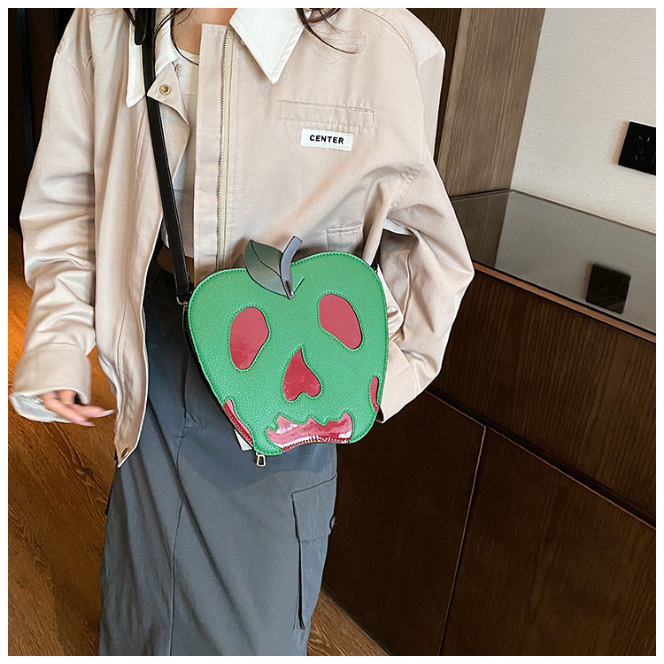 Poisoned Fruit Shaped Crossbody Halloween Skull Shoulder Ghost Bag For Horror Night CYD2409115