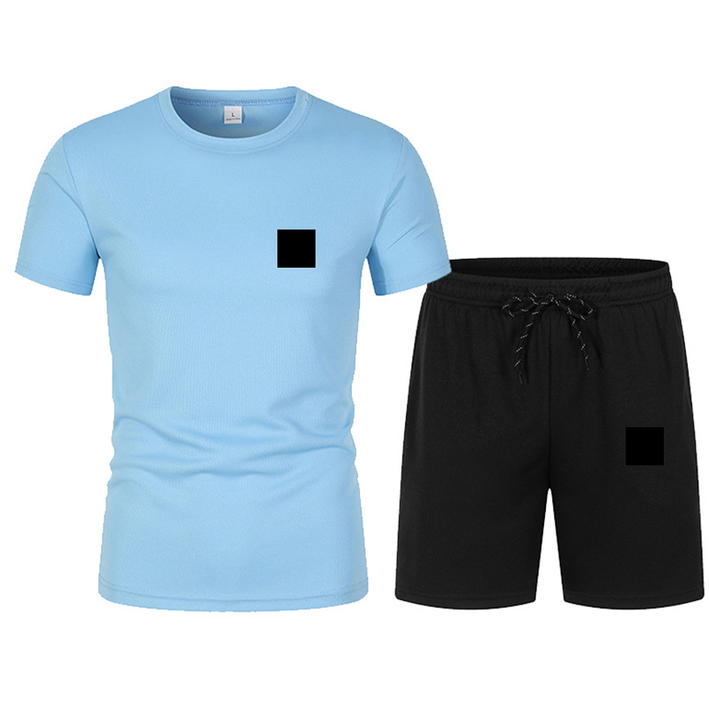 2025 Designer style, letter design, summer men's short-sleeved short pants set