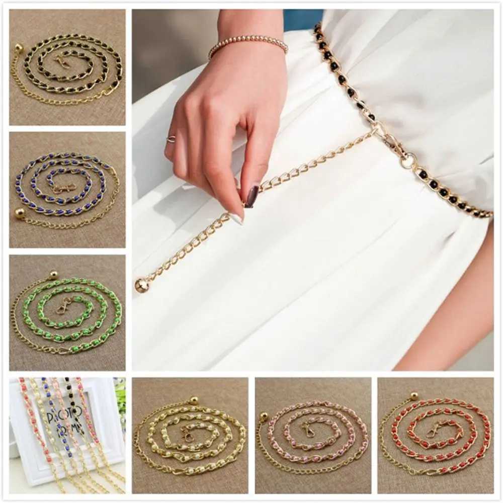 Fashion boutique clothing gold-plated pearl beads metal beads beaded dresses belts waistbands necklaces X250410