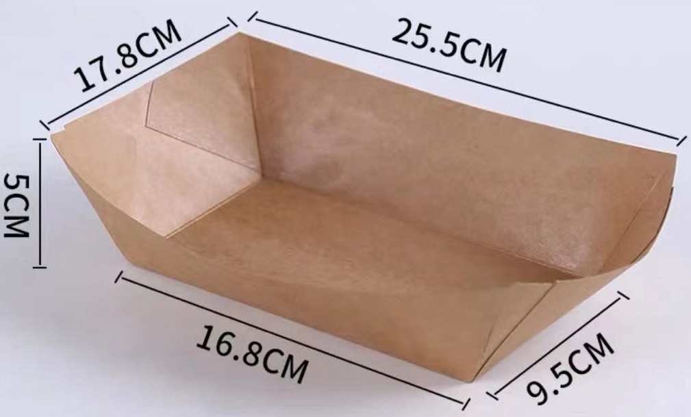 Tailor-made Disposable Boat Boxes Packing Boxes Wholesale Custom Packing Boxes Commercial Packaging 500 Pieces Per Piece