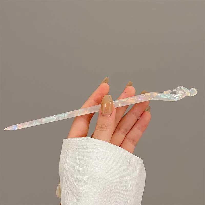 Fashion Acetate Resin Chopsticks Chinese Style Hair Sticks Women Hairpins Hair Clip Headwear Wedding Hair Jewelry AccessoriesX240911