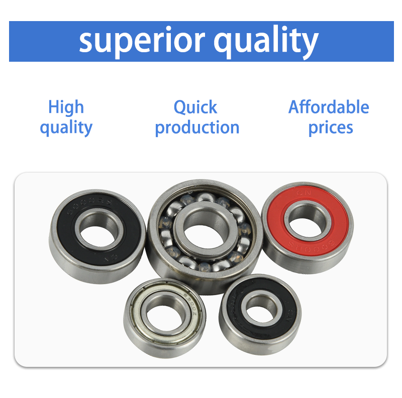 High Quality China Factory Ball Bearings Model 607 608 695 698 6000 6001 6002 6004 6005 6200 6201 6202 Open Zz 2RS