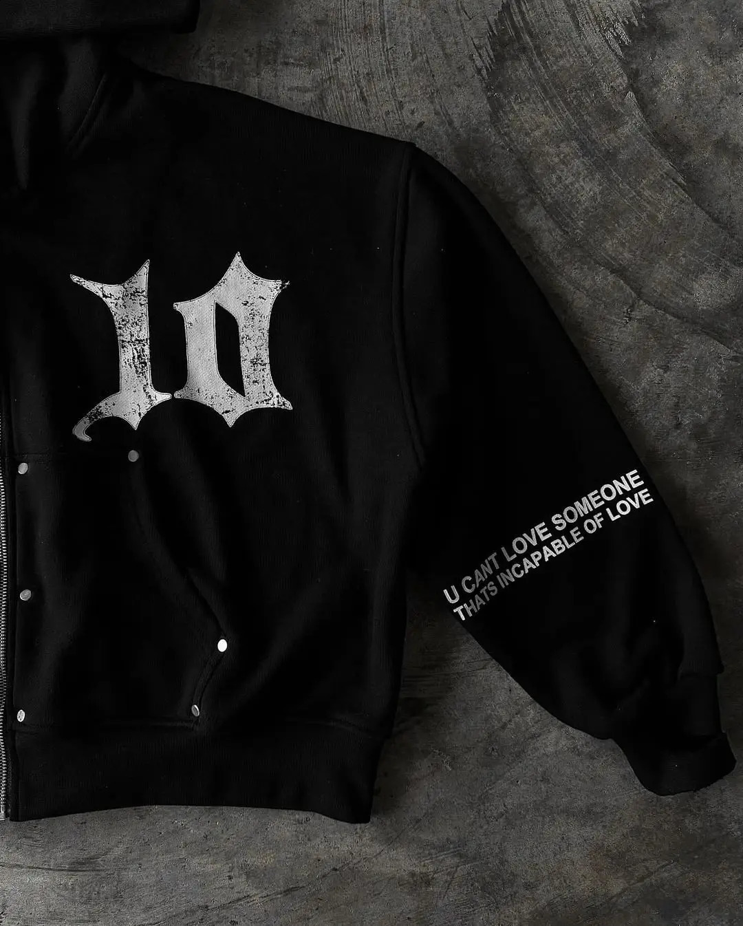 Streetwear Zipper Hoodie Sweatshirt Y2K Hip Hop Retro Graphic Patch Work Super Big Hoodie Sweatshirt Mens Gothic Jacket 240910