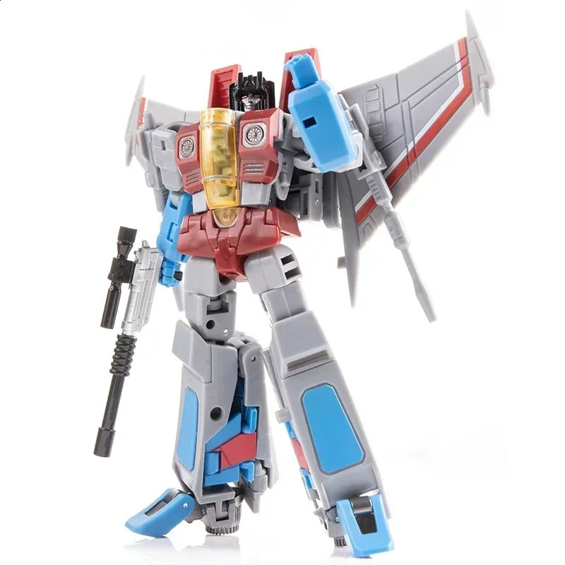 JINBAO Transformation FG-04 FG04 Starscream False Eperor Air Craft With Stand And Cape Crown Action Figure 240902
