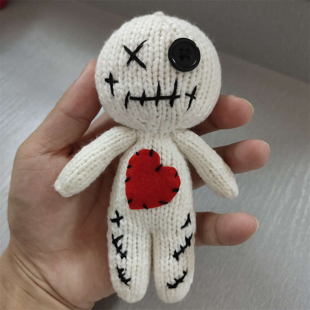 Voodoo Dolls Set With Creepy Revenge Voodoo Doll DIY Halloween Scray Ghost Holder Horror Funny Christmas Ornaments Toys Gift Edb
