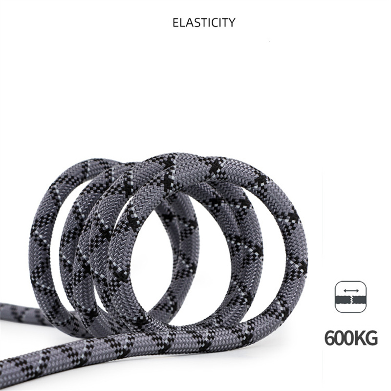 Reflective Nylon Dog Leash,1.5m/2m/3m/5m Long Round Dog Leash with Thick Handle & Swivel Hook To Prevent Entanglement Pet Leash