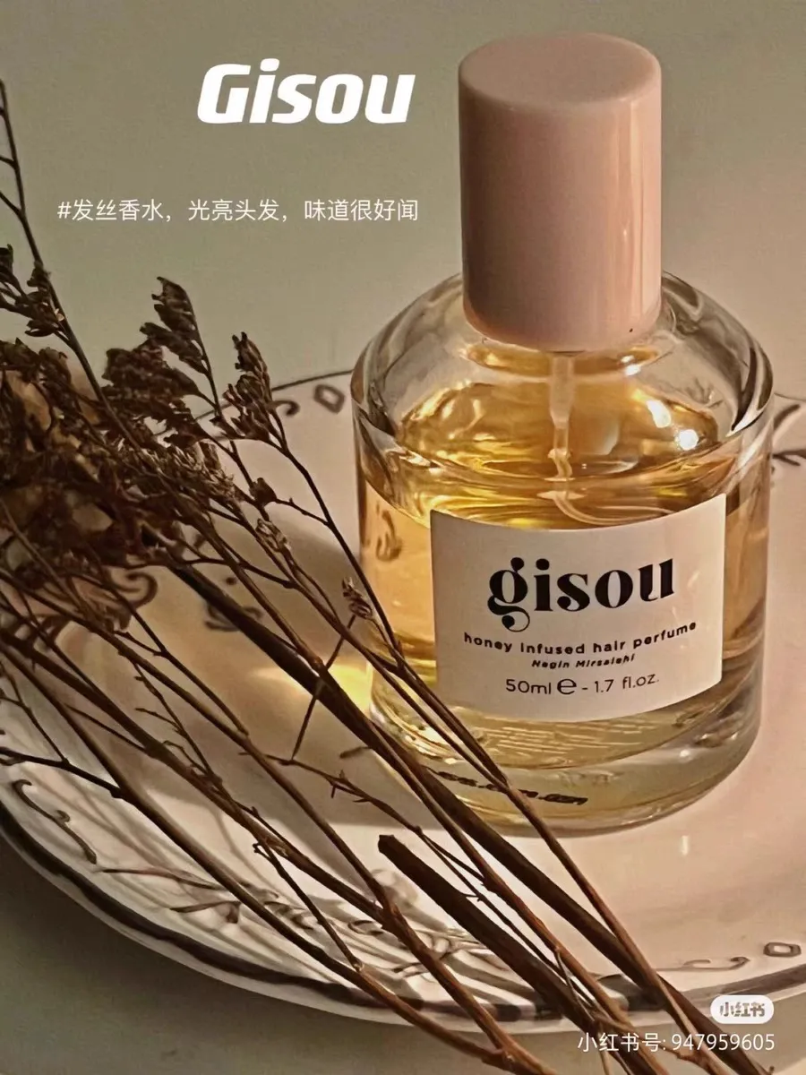 Gisou perfume hair fragrance spray 50ml/100ml moisturizes and softens new wild rosess honey infused leave in conditioner