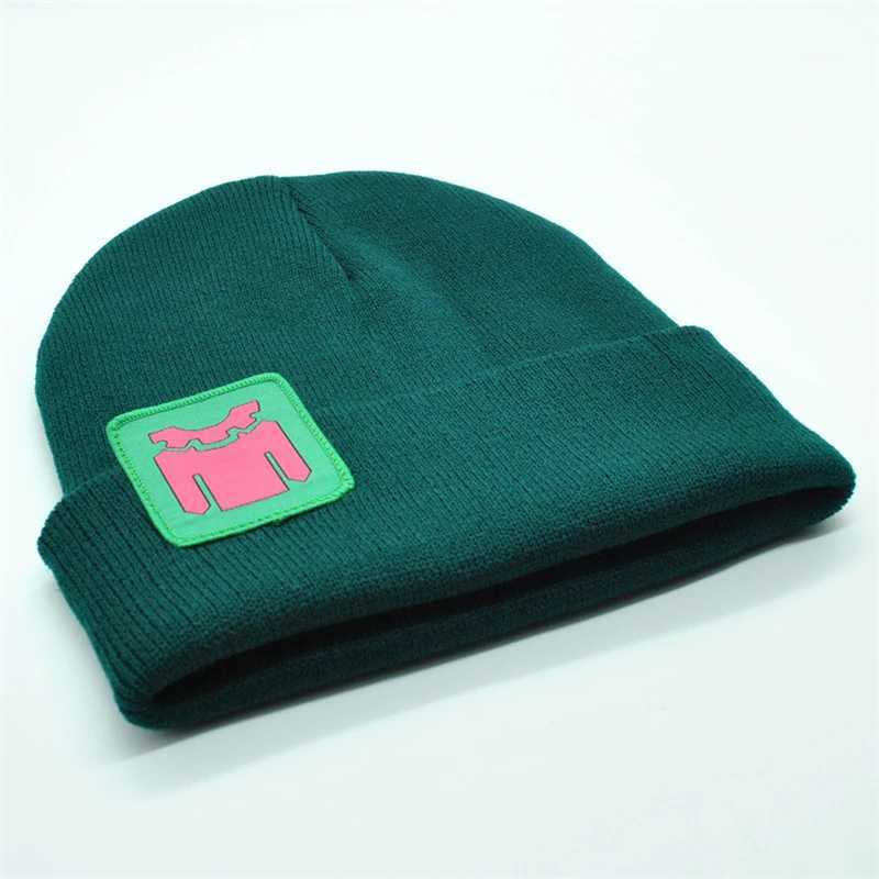 VALORANT Killjoy Role Playing Costume Knitted Winter Warm Yellow Green Bean Hip Hop Hat Neutral Props Accessories Gift