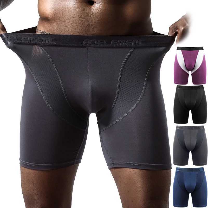 Mens Boxers Briefs Mesh Quick Dry Wicking Active Sport Soft Breathable Elastic Waistband Total Support Pouch Underpant Underwear Y240910