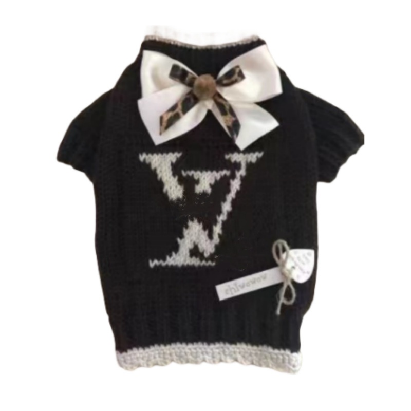 Pet Clothes Dog Clothing New Pet Fashion Brand Knitted Sweater Dogs And Cats Luxurious For Corgi Pomeranian Hairless Cat Bichon Frise Clothes