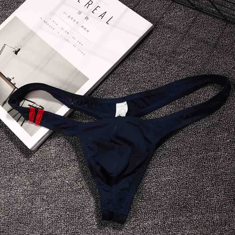 New Mens Underwear T-Back G-String Briefs Sexy Breathable Fashion Thong LingerieX240910