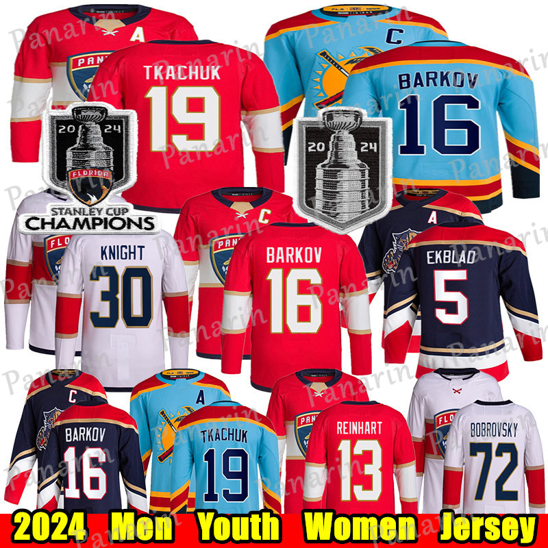 #19 Matthew Tkachuk Reverse Retro hockey jersey #16 Aleksander Barkov Spencer Knight Sergei Bobrovsky Sam Bennett Nate Schmidt Tobias Bjornfot Sam Reinhart jerseys