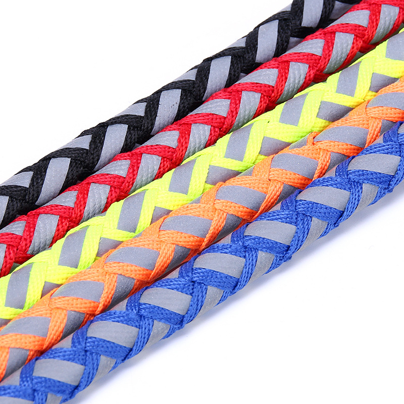 Reflective Pet Leash Collar Traction Harness Dog Chain Chest Strap Medium Small Dog Weave Rope Pet Traction Supplies