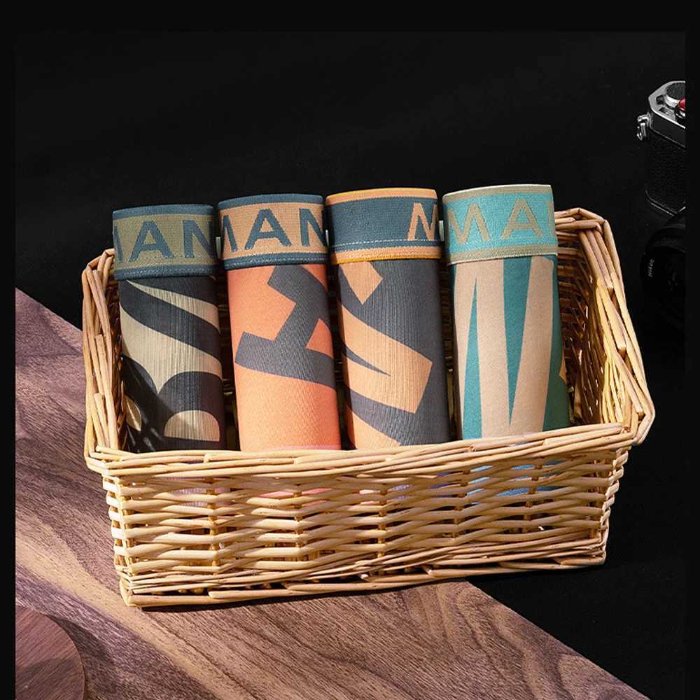 Drying Pcs Mens PantiesThin Underwear Quick 6 Breathable Shorts /1 Ice Silk Boxer Underpants Fashion New Mens BoxerX2409