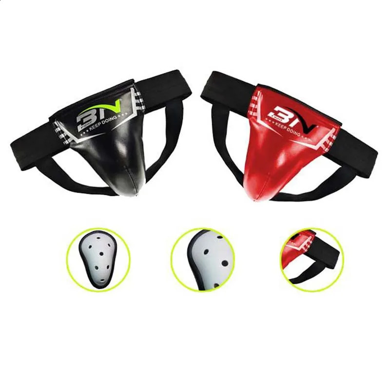 BN Kids Adult Boxing MMA Muay Thai Jockstraps Crotch Protector Taekwondo Groin Guard Protection Training Equipment DEO 240906